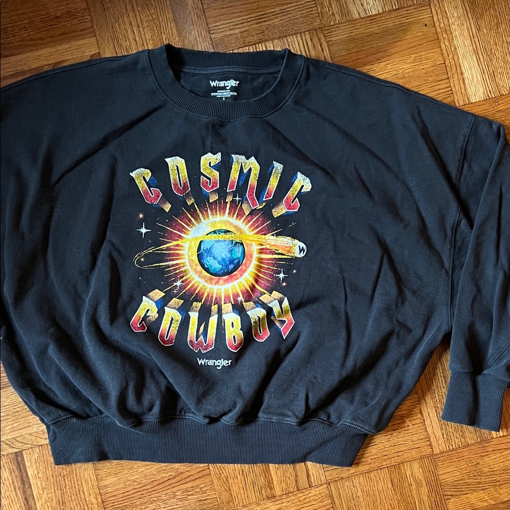 Wrangler Organic Cotton Cosmic Cowboy Graphic Sweatshirt
